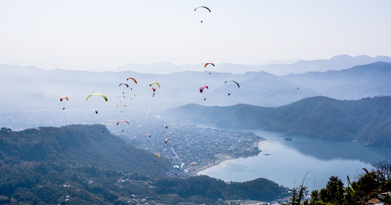 Sunrise Paragliding Pokhara | Pokhara Paragliding Tour