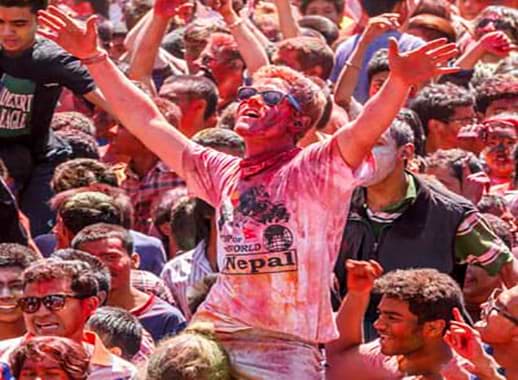 Holi Festival in Nepal | Color Festival in Nepal